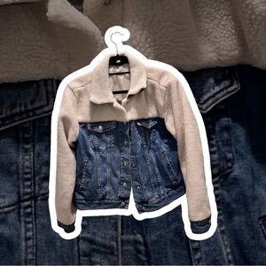 PacSun shearling and Denim jacket